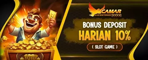 Deposit Harian 100% Match promotion banner